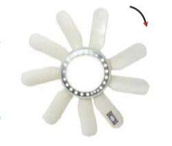 OMER PALA M-BENZ 180D (CENTRO CHAPA) 9 ASPAS 46.5CM  