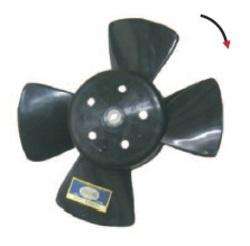 OMER PALA GALAXY MOTOR Y A/A 4 ASPAS 25.2CM  