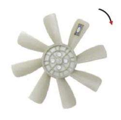 OMER PALA TRAFIC DIESEL 8 ASPAS 35.9CM  