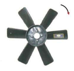 OMER PALA RASTROJERO 42 HP 2 SERIE 6 ASPAS 32.6CM  