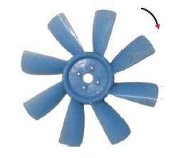 OMER PALA PEUGEOT INDENOR 6 CIL. CELESTE 35.9CM  