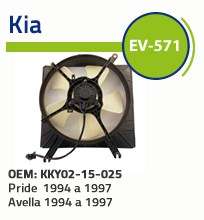 OMER ELECTRO C/ENCAUZADOR KIA PRIDE-AVELLA 1994-1997  