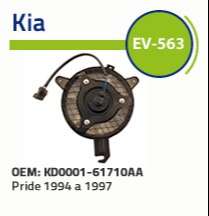 OMER ELECTRO C/ENCAUZADOR KIA PRIDE 1994 A 1997  