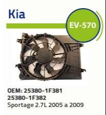 OMER ELECTRO C/ENCAUZADOR KIA SPORTAGE 2.7L 2005- 2009  