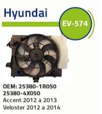 OMER ELECTRO C/ENCAUZADOR HYUNDAI ACCENT 2012-2013-VELOSTER  / KIA RIO / K2 2012 > 2017 
