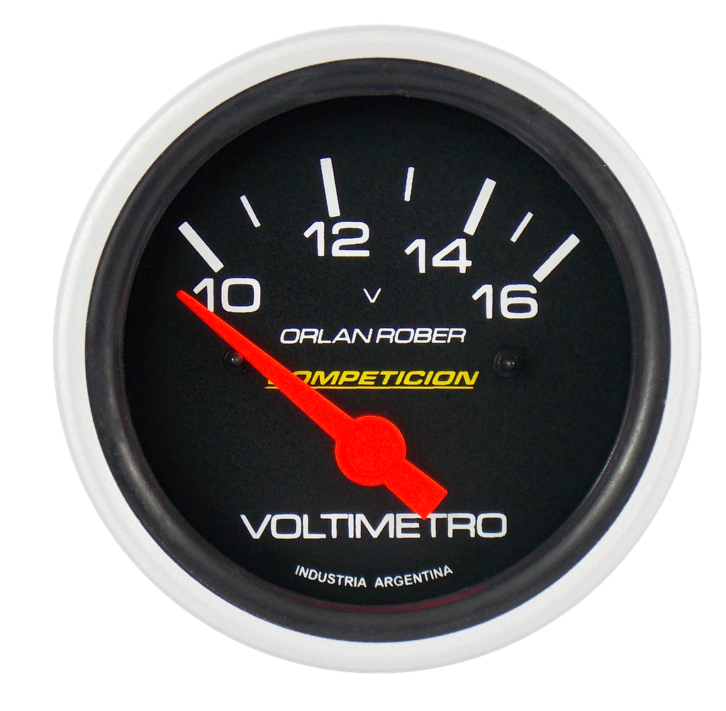 OR VOLTIMETRO 12V *H-COMP NEGRO*