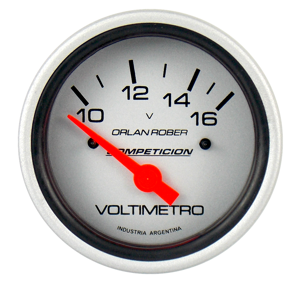 OR VOLTIMETRO 12V *H-COMP PLATA*