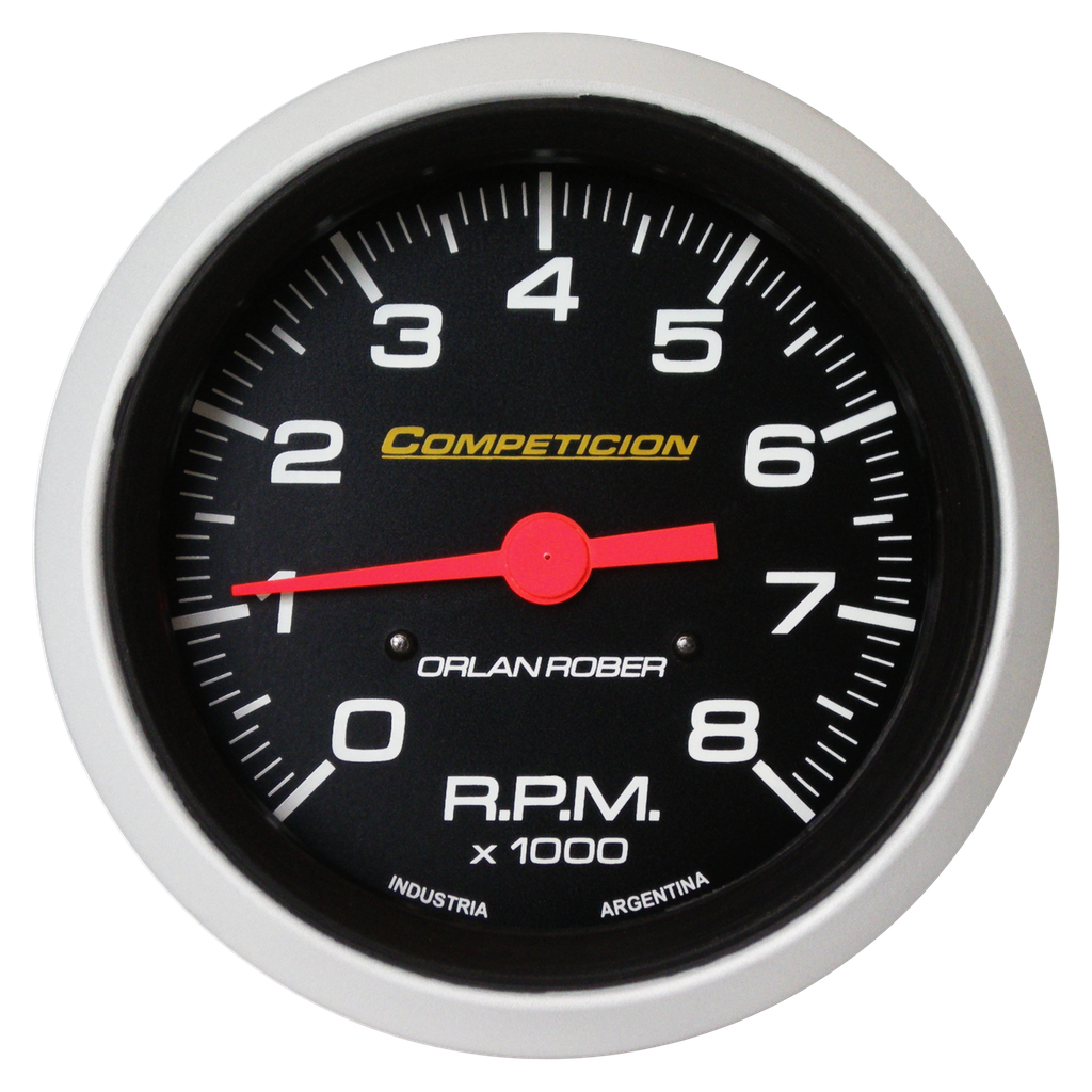 OR TACOMETRO 8000 RPM 12V *H-COMP NEGRO*