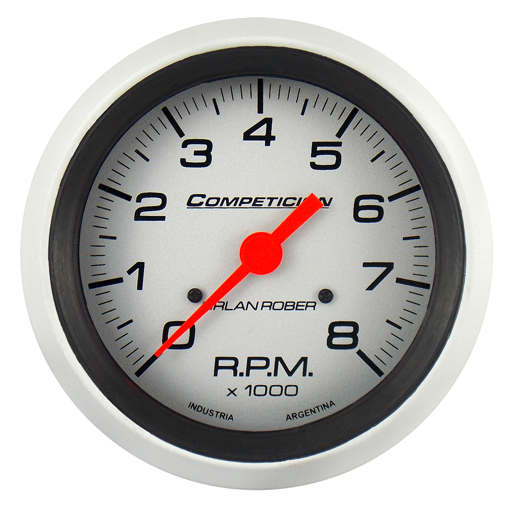 OR TACOMETRO 8000 RPM 12V *H-COMP PLATA*