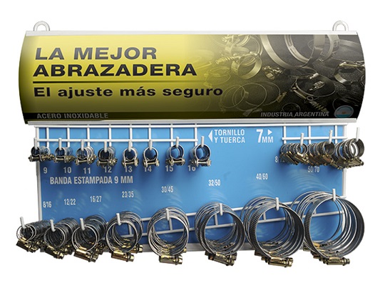 PERFECTO EXHIBIDOR BANDA ESTAMPADA 9MM