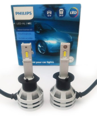 PHILIPS LAMPARA LED H1 12/24V 19W P14.5S (X2)