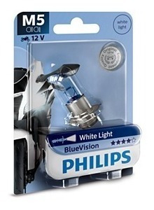 PHILIPS LAMPARA HALOG M5 BV 12V 35/35W P15D-25-1 B1 MOTO