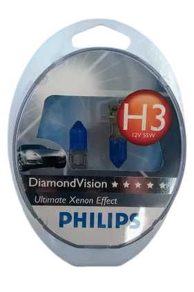 PHILIPS LAMPARA HALOG H3 12V 55W DIAMON VISION (AD)