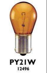 PHILIPS LAMPARA 1 POLO P/DESPLAZADA 12V 21W AMBAR