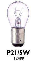 PHILIPS LAMPARA 2 POLOS P/DESPAREJA 12V 21/5W BAY15D (1034)