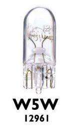 PHILIPS LAMPARA S/CULOTE 12V 5W W2.1X9.5D (158)