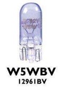 [12961BV.0595] PHILIPS LAMPARA S/CULOTE 12V 5W 2.1X9.5D BLUE VISION (X2)
