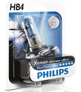 PHILIPS LAMPARA HALOG HB4 9006 12V 55W  P22D BLUE VISION (X1)