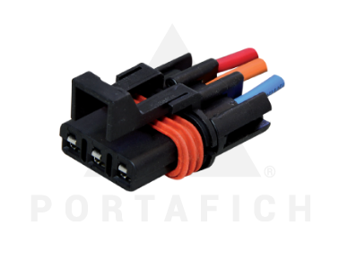 PORTAFICH FICHA 3 VIAS INYECCION ELECTRONICA  