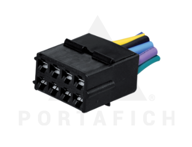 PORTAFICH FICHA 8 VIAS ESPEJO RETROVISOR FORD  