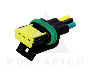 PORTAFICH FICHA 3 VIAS INYECCION ELECTRONICA  