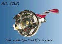 PORTAFICH PORTALAMPARA ARAÑA T/FORD C/MASA 2 POLOS  