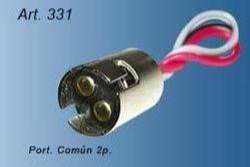 PORTAFICH PORTALAMPARA COMUN 2 POLOS  