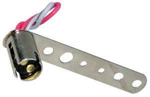 PORTAFICH PORTALAMPARA CON SOPORTE LARGO 2 POLOS  