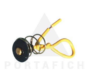 PORTAFICH CHICOTE 1 POLO C/CONTACTO COBRE  