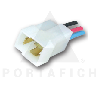 PORTAFICH FICHA 3 VIAS HEMBRA UNIV.  