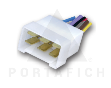 PORTAFICH FICHA 6 VIAS HEMBRA UNIV.  