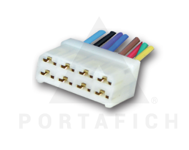 PORTAFICH FICHA 8 VIAS MACHO UNIV.  