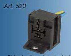 PORTAFICH FICHA MINI RELAY C/ZOCALO Y ACOPLE  