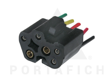 PORTAFICH FICHA 6 VIAS CONTACTO FORD  