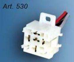 PORTAFICH FICHA MINI RELAY C/ZOCALO Y ACOPLE  