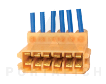 PORTAFICH FICHA 6 VIAS CIRCUITO IMPRESO  