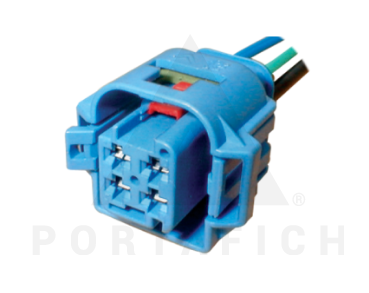 PORTAFICH FICHA 4 VIAS BOBINA IGNICION ARRANQUE PEUGEOT  