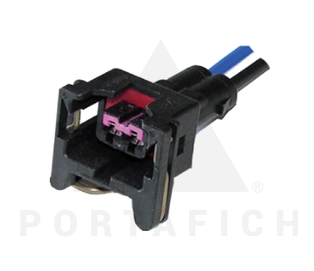 PORTAFICH FICHA 2 VIAS INYECTORES VARIOS PEUGEOT-CITROEN  