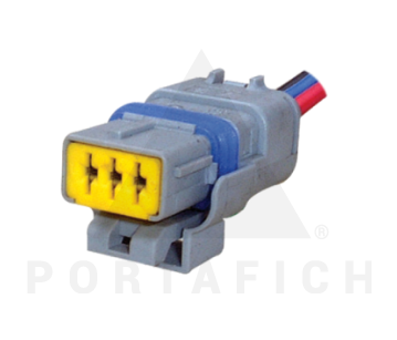 PORTAFICH FICHA 3 VIAS OPTICA DOBLE P 206  