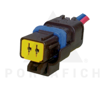 PORTAFICH FICHA 2 VIAS SENSORES VARIOS PEUG-CITROEN  