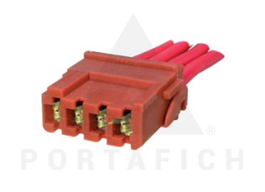 PORTAFICH FICHA 4 VIAS MOTOR CALEFACTOR P 405  