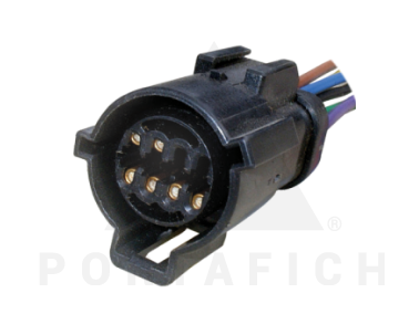 PORTAFICH FICHA 6 VIAS SONDA LAMBDA HEMBRA FORD  