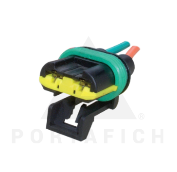 PORTAFICH FICHA 2 VIAS ELECTROVENTILADOR FIAT  