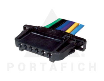 PORTAFICH FICHA 6 VIAS FARO TRASERO POLO  