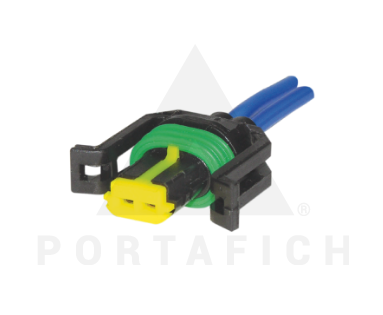 PORTAFICH FICHA 2 VIAS INYECCION MONOPUNTO MARELLI  