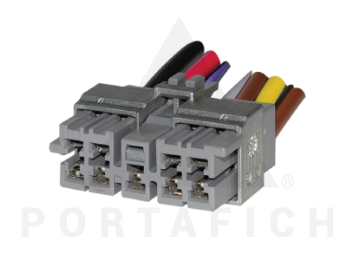 PORTAFICH FICHA 9 VIAS C/VENT Y AIR ACON. RENAULT 19