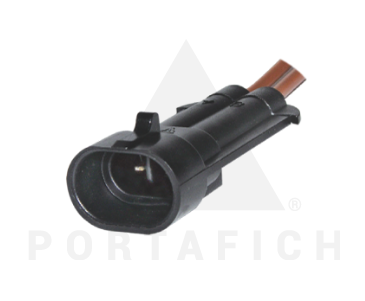 PORTAFICH FICHA 2 VIAS CARBURADOR MOTOR TIPO  