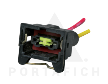 PORTAFICH FICHA 2 VIAS MOTOR ELECTRICO VW GOL  