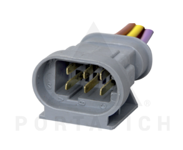 PORTAFICH FICHA 6 VIAS HEMBRA LIMP.PARABRISA RENAULT  