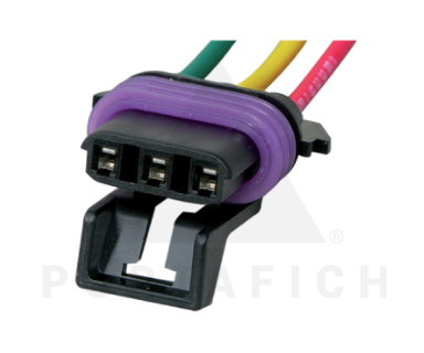 PORTAFICH FICHA 3 VIAS SENSORES VARIOS  